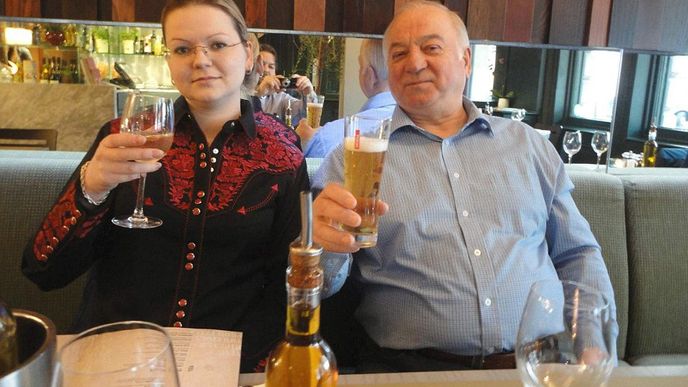 Sergej Skripal (66) a jeho dcera Julie (33) 