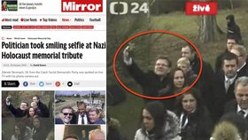 Škromachova „selfie“ z Terezína obletěla svět