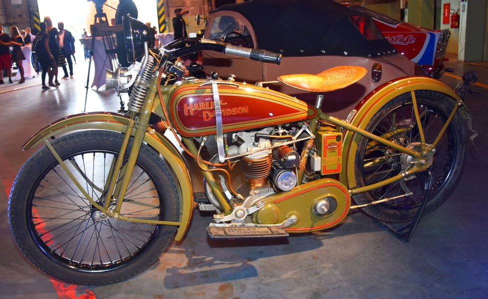 Motocykl Harley Davidson Daitona z roku 1926.