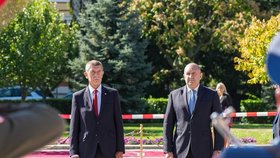 Andrej Babiš u bulharského protějšku Rumena Radeva (16. 9. 2026).