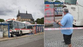 Řidič autobusu, který ve Slaném vjel na zastávku a usmrtil chlapce, byl obviněn.