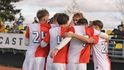 Fotbalisté Slavie do 19 let v utkání Youth League proti Arsenalu