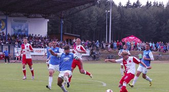 Dukla slaví skalp silného Olympiakosu, Slavia porazila Táborsko