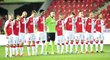 Fotbalisté Slavie i Olomouce drželi na začátku zápasu minutu ticha