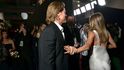 Brad Pitt a Jennifer Aniston na SAG awards (2020)