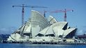 Opera v Sydney. Konstrukce probíhala od roku 1959 až do roku 1973