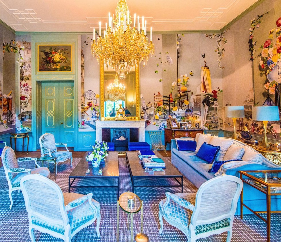 Renovovaný luxus hodný královské rodiny Nizozemský zámek Huis ten Bosch Palace, po rekonstrukci interiéru a exteriéru, který se nyní stane novým domovem krále Willema-Alexandra a královny Maximy.