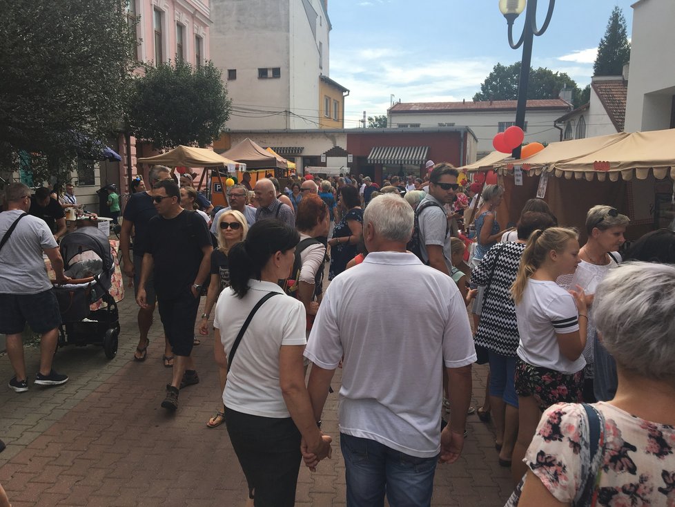 O slavnosti rajčat byl v Břeclavi v sobotu velký zájem.