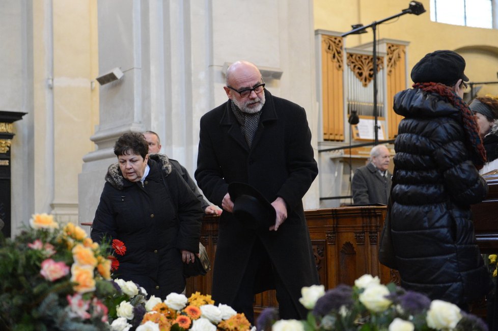 Pohřbu se zúčastnil i Jan Ruml