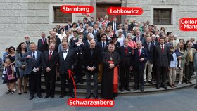 Na Pražském hradě se sešli potomci řady slavných rodů