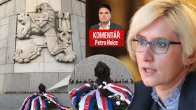 Ministryně Karla Šlechtová (za ANO) a její Rambohafík