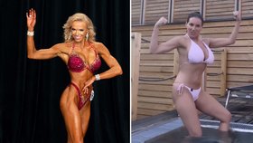 Lucie Šlégrová napodobovala pózování Hanky Mašlíkové na soutěži bikini fitness