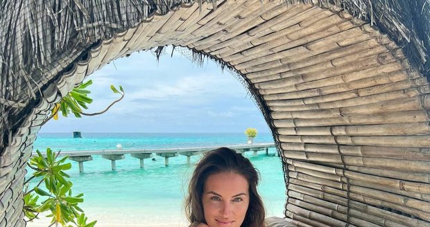 Lucie Šlégrová na Maledivách
