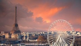 Idylická atmosféra zimní Paříže přímo vyzývá k romantické dovolené.