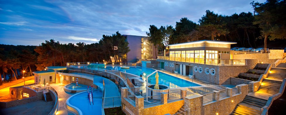 Hotel Vespera - bazény - Chorvatsko Mali Lošinj