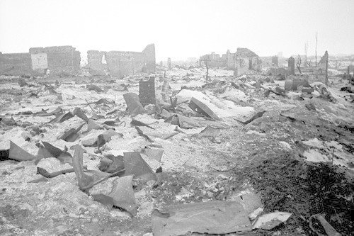 Archivní snímky ze Stalingradu v době bojů