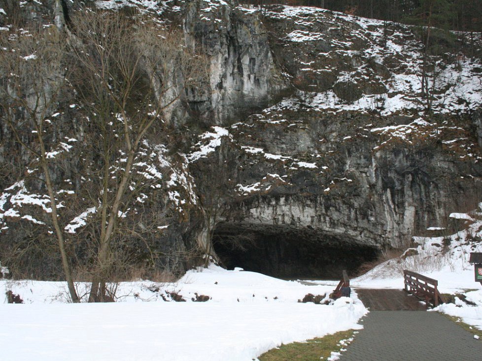 Jeskyně jsou přístupné i v zimních měsících.