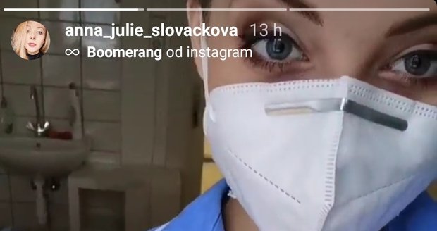 Anna Slováčková se opět vrátila před kamery