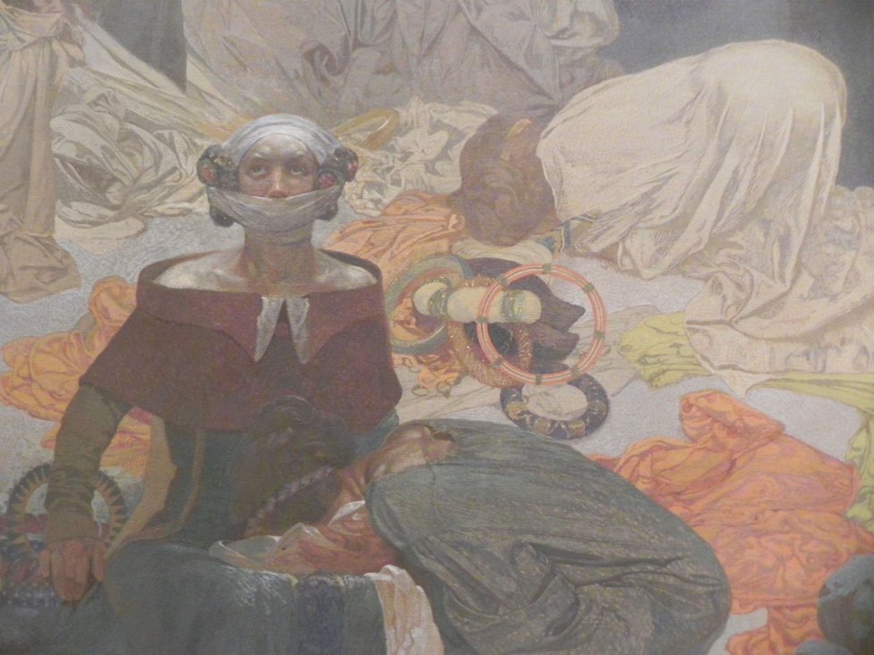 Cyklus 20 velkoplošných pláten Slovanská epopej vytvořil Alfons Mucha v letech 1912-1926.