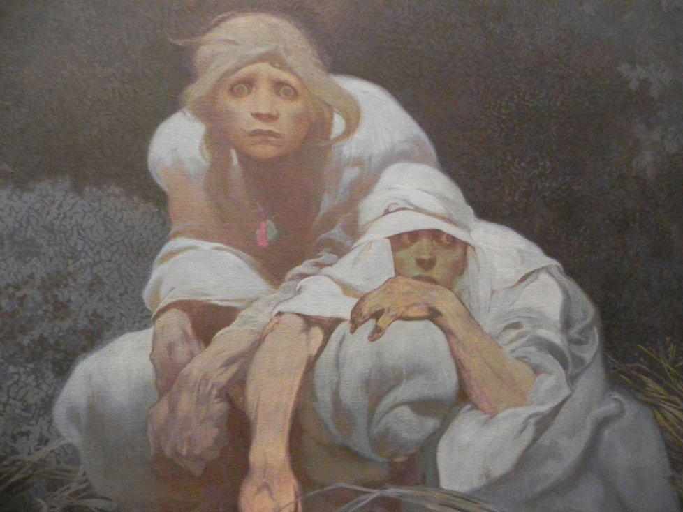 Slované v pravlasti, detail, 1912