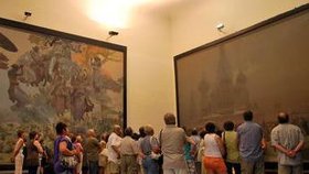 Sérii obrazů Alfonse Muchy Slovanská epopej si již prohlédnete v Praze