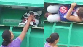 Dvě Slovenky vykrádaly kontejnery s oblečením pro charitu.