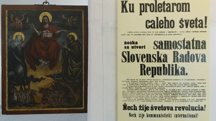 Text ze sbírky Slovenská republika rád, která trvala jen tři týdny. Byla vyhlášená 16. června 1919 z balkónu magistrátu v Prešove.