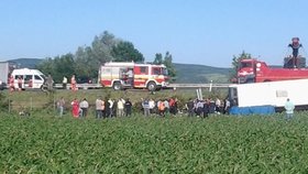 Na Slovensku havaroval autobus plný dětí