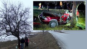 Tragickou autonehodu na Slovensku nepřežili dva mladíci. Řidič Adrián měl řidičské oprávnění teprve měsíc. Na místo nehody přinášejí jejich kamarádi svíčky