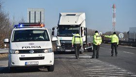 Blokáda slovenských autodopravců (16.2.2022)