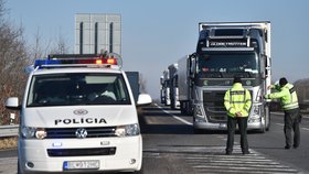 Blokáda slovenských autodopravců (16.2.2022)