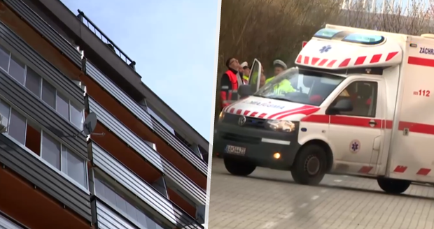 Muž s ženou postupně vyskočili z okna: V bytě pak policisté našli ubodané dítě (†9)!