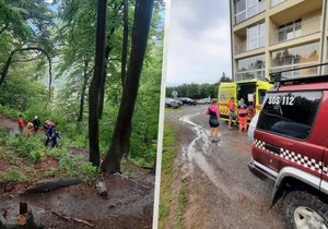 Slovenská Horská služba zachraňovala otce se synem z Česka