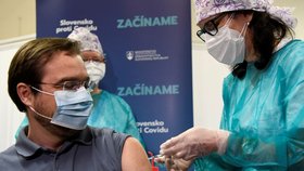 Očkování proti covidu-19 v Bratislavě (26. 12. 2020)