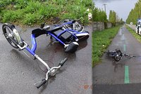 Namol opilá cyklistka (58) si po pádu ustlala na chodníku: Ráno ji zraněnou našli kolemjdoucí!