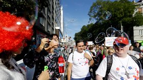 Tisíce lidí protestovaly v Bratislavě proti interrupcím (22. 9. 2019)