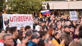 Slováci opět vyšli do ulic kvůli loňské vraždě novináře Kuciaka (20. 9. 2019)