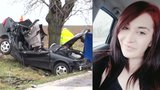 Krásná Nikol (†22) zemřela tři týdny před svatbou: S autem narazila do stromu