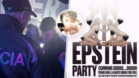 Policie udělala zátah v klubu pořádajícím kontroverzní Epstein party