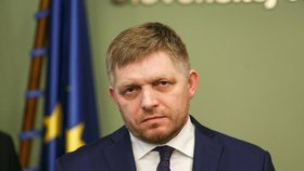 Slovenský expremiér Robert Fico po posledním jednání koaliční rady