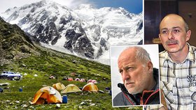 Pákistánská policie již dopadla čtyři vrahy slovenských horolezců Petera Šperky († 57, vlevo) a Antona Dobeše († 50)