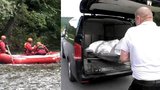 Tělo bez hlavy našli polekaní vodáci v řece Hron: Lidské torzo se vznášelo na mělčině u břehu!