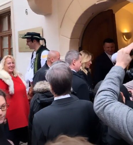 Ministryně Klára Dostálová na Slovensku, (16.11.2019).