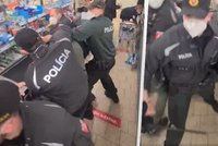 Antirouškaře po bitce v obchodě na Slovensku sebrala policie: Soud je pustil na svobodu!