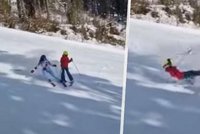 Zoe (9) srazila mladá lyžařka: Zraněnému děvčátku nepomohla a s rodinou zmizela! Hledá je policie