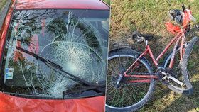 Nehoda na Slovensku: Řidička srazila cyklistu a ujela
