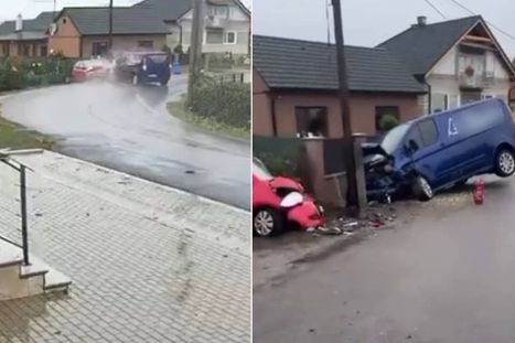 Obrázek: Drsné video z nehody: Chvilka nepozornosti vedla k vážným zraněním!