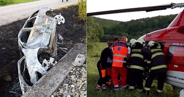 Holčička (†8) po nehodě uhořela v autě: Mamince Alexandře to tají! Sama bojuje o život