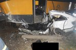 Při srážce vlaku RegioJet a auta na Slovensku zemřel řidič vozu