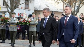 Premiéři Andrej Babiš a Peter Pellegrini. Oba jsou proti přijetí paktu o migraci.